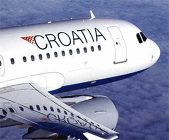 Wenn Sie an die Riviera mit dem Flugzeug kommen - Kroatien Airlines