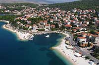 Riviera Okrug-Trogir - Milićevo bay beach - sea bathing water quality